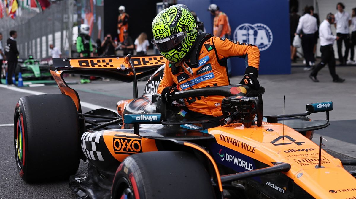 Norris se v hlavním závodě pokusí dokončit vítězné tažení Brazílií